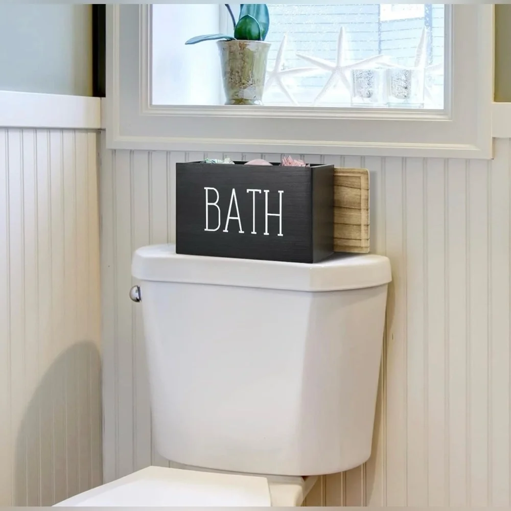 Adorable bathroom storage!!!